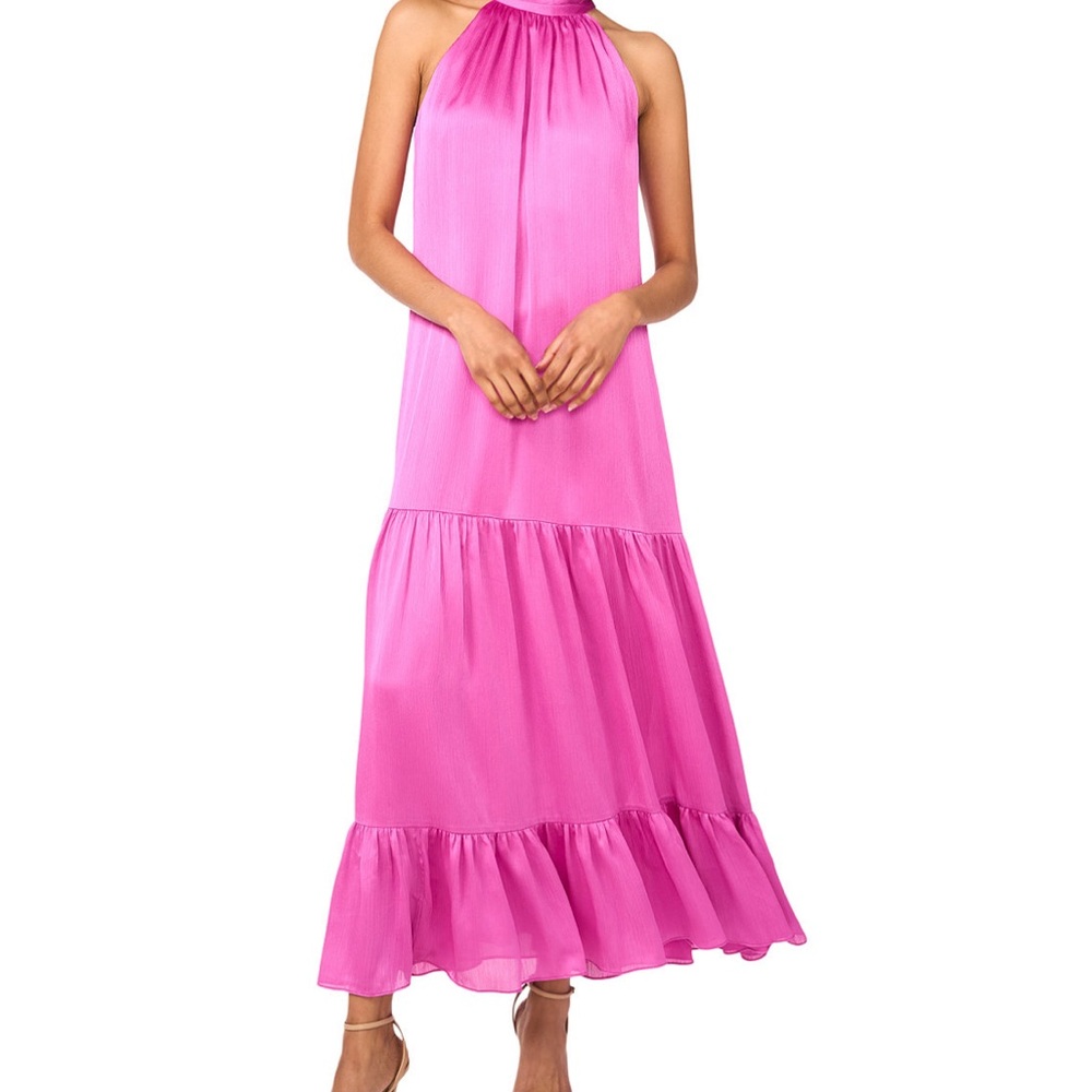 Vince Camuto Vibrant orchid Pink Maxi Dress